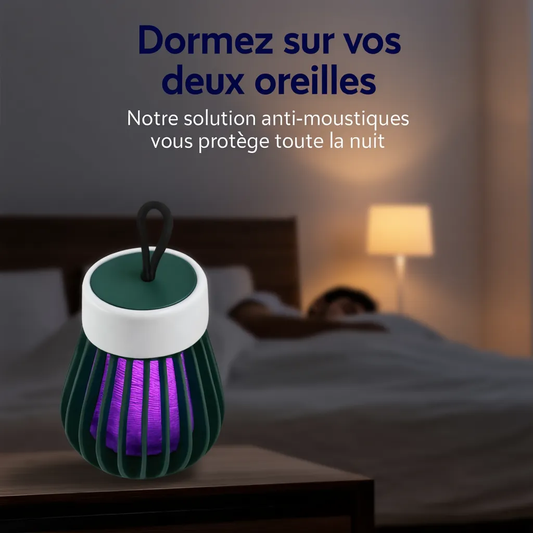 NoMoustik™ – La lampe intelligente qui élimine les moustiques pendant que vous dormez.